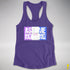 Assume Nothing Drag Pride Flag Racerback Tank - Purple
